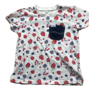 子供服 サイズ120 Buddy Lee イチゴ柄Tシャツ 女の子 キッズ ガールズ 半袖