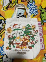 アンパンマン トートバッグ　クリスマス　アンパンマン ミュージアム　キッズコレクション　カバン　エコバッグ_画像1