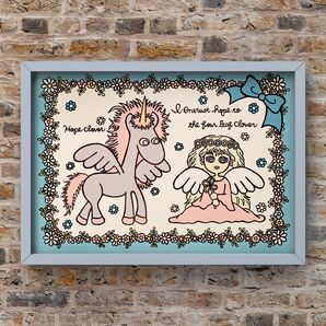 A4サイズポスター★【希望のクローバー】