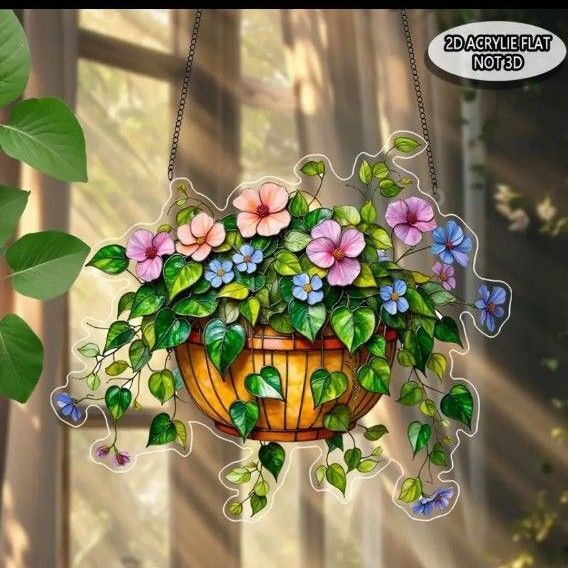 sale! サンキャッチャー 日々草 母の日 プレゼント 華やか お花の植木鉢