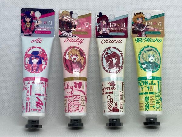 推しの子 ハンドクリーム 苺紅茶の香り【30g×4個セット】星野アイ・ルビー・有馬かな・MEMちょ B小町