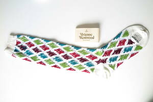 新品☆Vivienne Westwood☆ハイソックス☆オーブワンポイント刺繍☆希少！ヴィヴィアンウエストウッド☆１品限り！