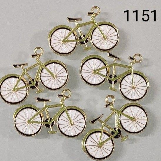 【商品番号1151】5こ☆自転車チャーム