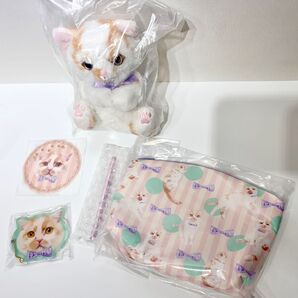 1日限定値下げ!希少!新品・未使用品!ネコのホイップクリーム ホイちゃん ぬいぐるみセット