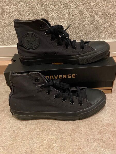 CONVERSE ALL STAR 黒 ハイカット スニーカー 24cm 箱付き