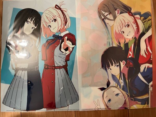 【クリアファイル】リコリス・リコイル ショートムービー(2周年記念イラスト・キービジュアル)