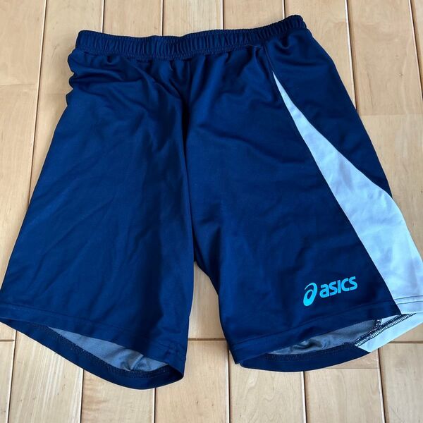 asics★★アシックス ハーフパンツ ネイビー レディース Lサイズ