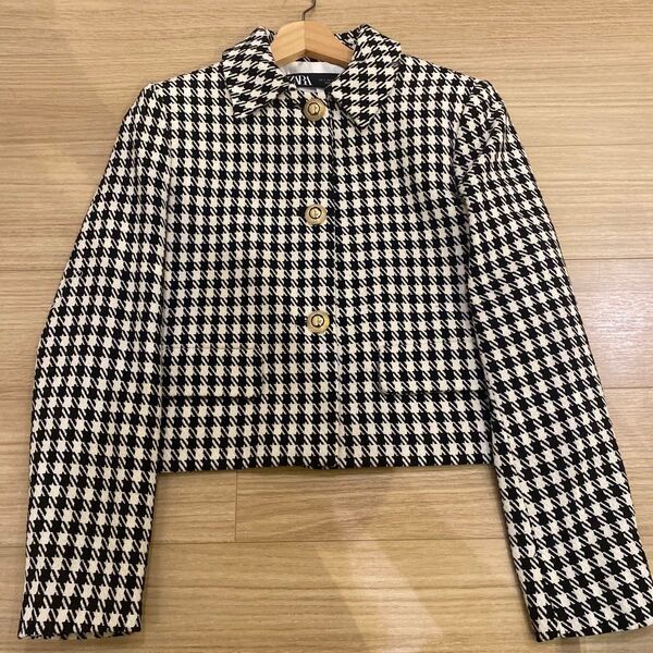 ZARA 千鳥格子 ジャケット アウター 千鳥柄