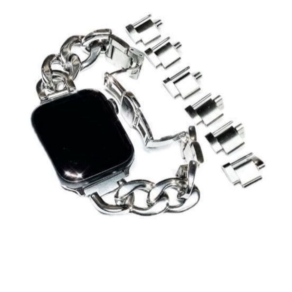 Apple Watch チェーンバンド シルバー 41mm/40mm/38mm