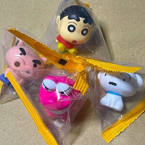【新品未開封】クレヨンしんちゃん ミニフィギュア 4体セット