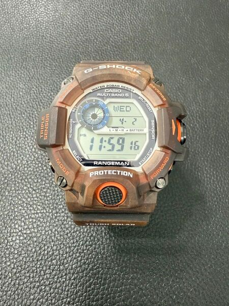 美品 G-SHOCK カシオ 腕時計RANGEMAN レンジマン GW-9405KJ-5JR