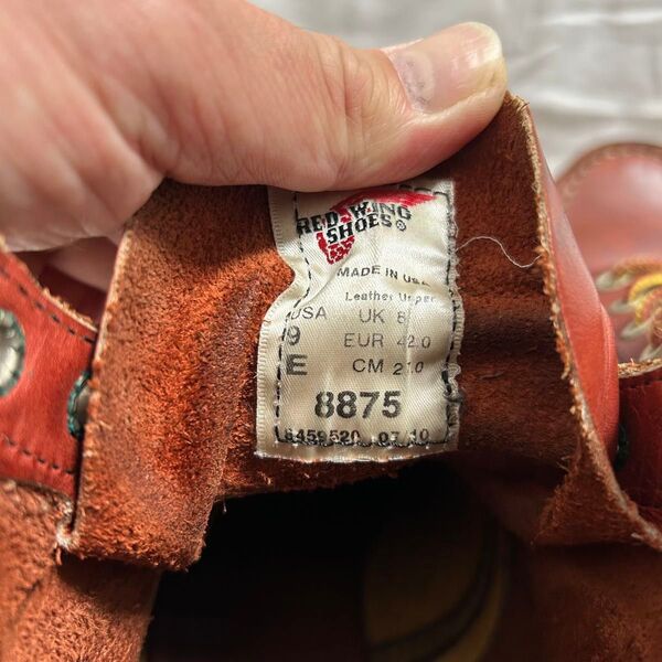 【REDWING 】 8875 サイズ:9E レッドウィング