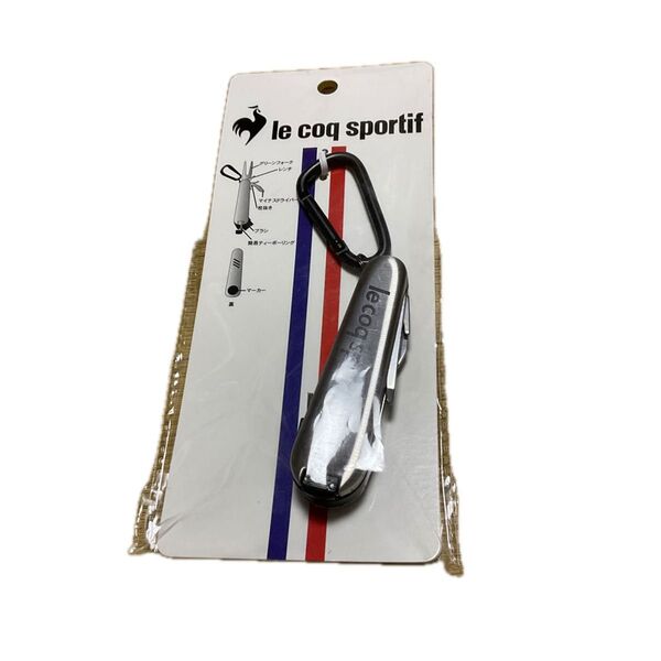 le coq sportif マルチツール キーホルダー カラビナ付き 新品 未使用