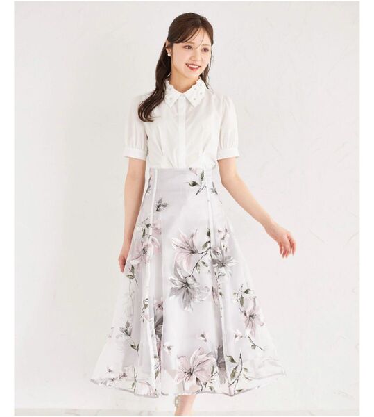 【新品未開封】トッコクローゼットロングスカート レディース 花柄 カジュアル 上品 キレイめ 大人かわいい 春夏 令嬢