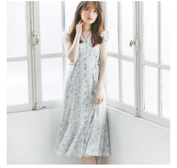 【新品タグ付き】トッコクローゼット ロングワンピース 花柄 着やせ 大人かわいい レディース カジュアル 令嬢 夏 上品 キレイめ