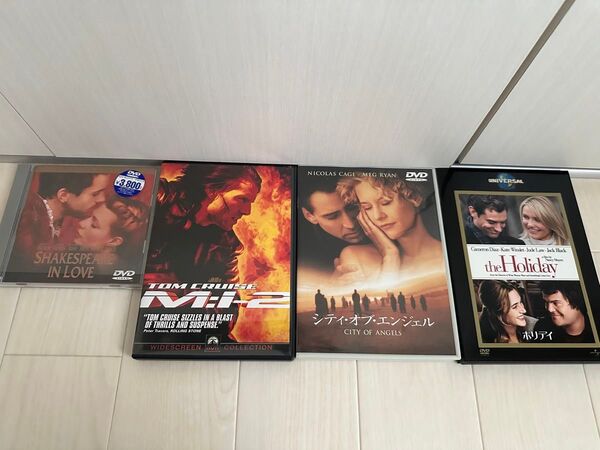 洋画DVD 4枚セット/トム・クルーズ ニコラス・ケイジ キャメロン・ディアス