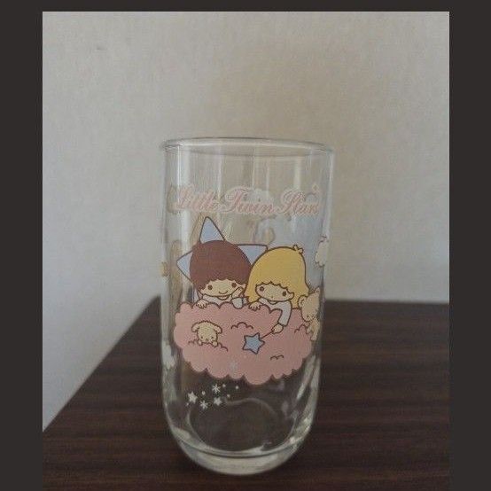 サンリオ キキララ グラス コップ タンブラー 中古品 リトルツインスターズ