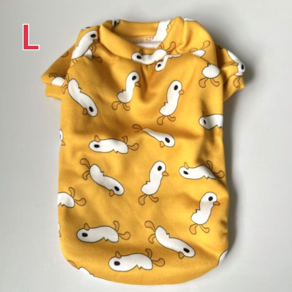 新品 犬服 ドッグウェア ペット服 かわいい 裏起毛 あったか 被り Lサイズ