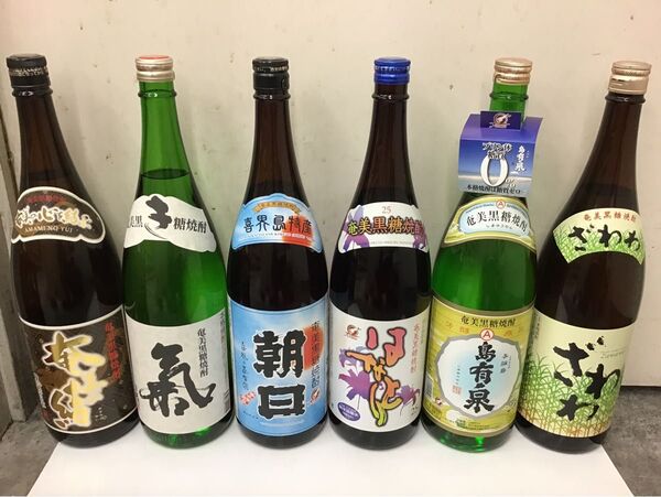 【奄美群島(五島)】★★ 希少! 黒糖焼酎 25度 ★★ 1.8L 6本セット