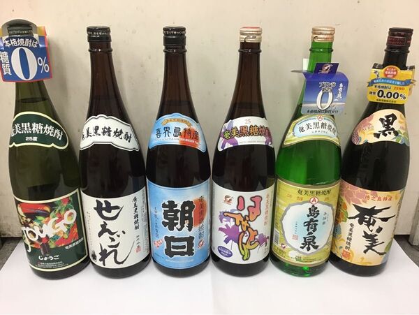 【奄美群島(五島)】★★ 希少! 黒糖焼酎 25度 ★★ 1.8L 6本セット