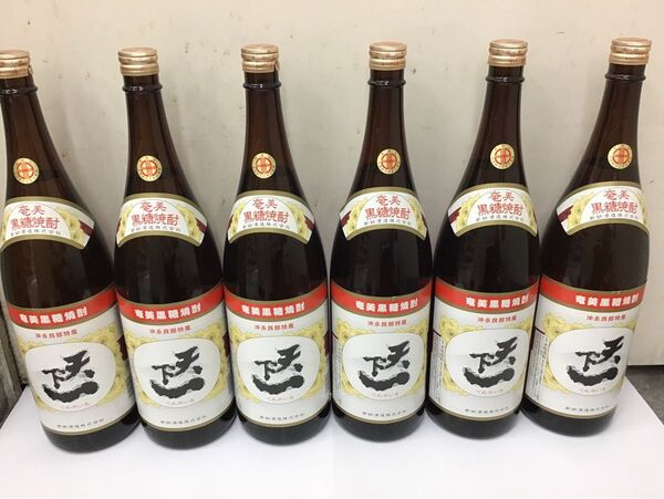 【奄美黒糖焼酎 沖永良部島産】★天下一 30度★ 1.8L 1ケース(6本入)