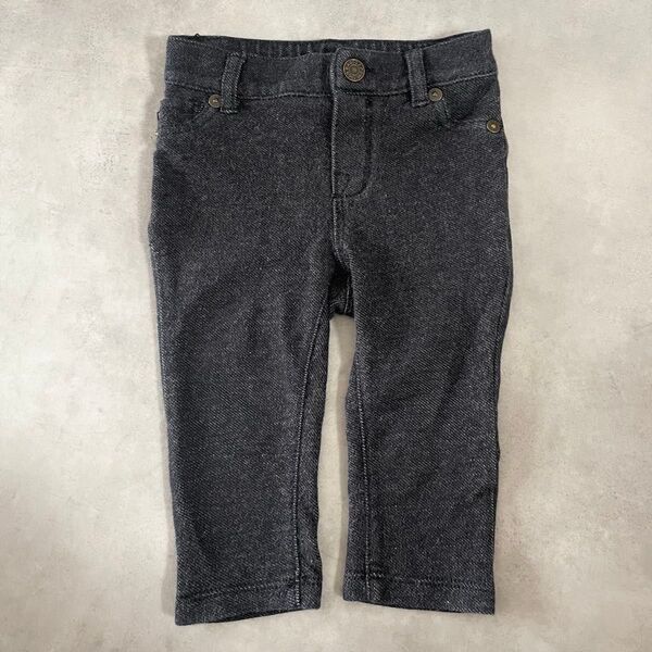 baby GAP ブラックデニム風レギンスパンツ 6-12ヶ月