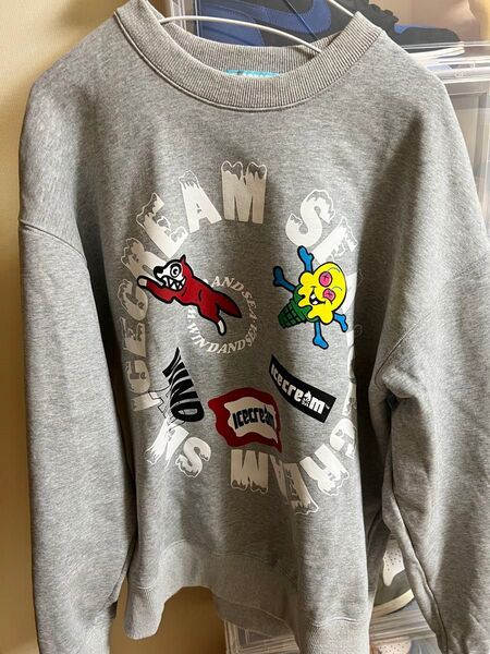 wind and sea ice cream コラボ トレーナー クルーネック スウェット supreme north