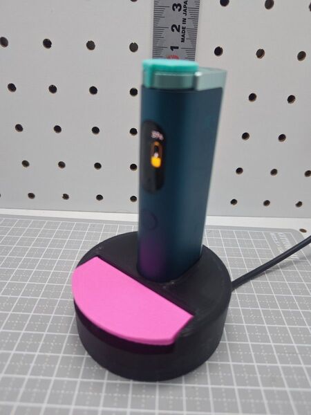 充電スタンド 簡単取り外し版 glo hyper pro 黒&ピンク