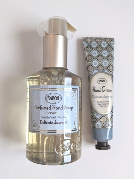 SABON デリケートジャスミン ハンドソープ&ハンドクリーム サボン