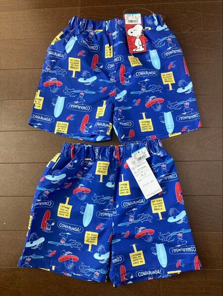 【新品タグ付き水着 】スヌーピー プール 海 海パン スイムウェア 95cm 双子