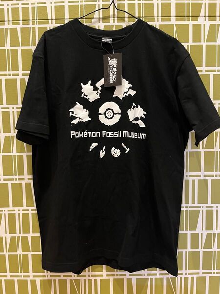 ポケモン化石博物館 Tシャツ Lサイズ 黒