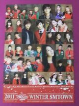 ◎H3298/特大アイドルポスター/韓国『2011 WINTER SMTOWN』/「THE WARMEST GIFT」/SUPER JUNIOR、GIRLS’ GENERATION 他◎_画像1