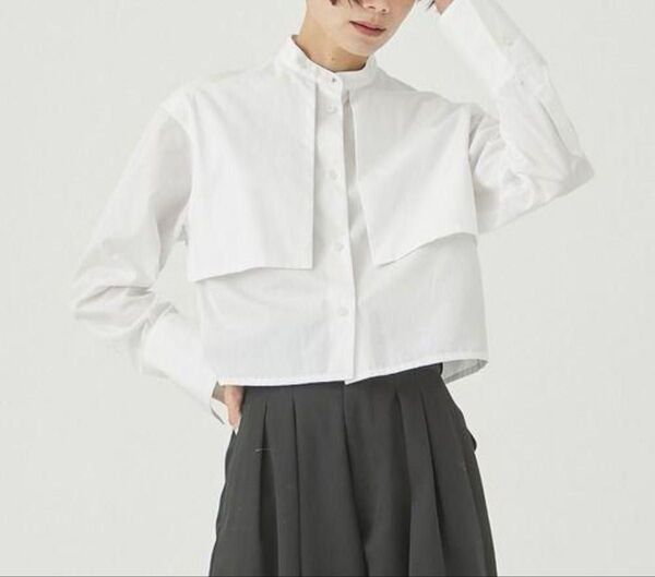 CINOH チノ FRONT YORK SHORT SHIRT シャツ ブラウス