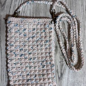 ハンドメイド スマホポシェット
