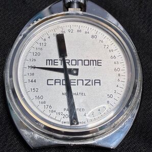 Cadenzia Neuchatel Swiss Made メトロノーム スイス製 ゼンマイ式 アナログ 美品 手巻き 稼働品