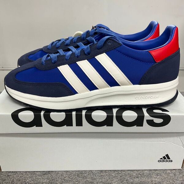 新品adidasアディダスメンズスニーカーランニングジョギングシューズブルー青