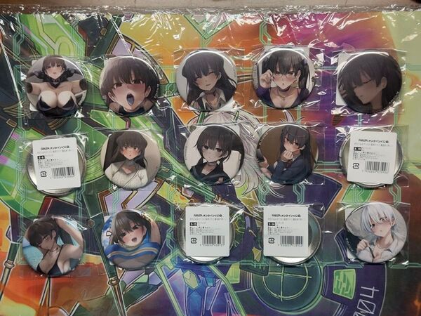 見知らぬ女子高生に監禁された漫画家の話 くじ 缶バッジコンプリートセット