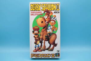 任天堂 ニンテンドー スーパーファミコン ダービースタリオンⅡ Derby Stallion II Super Famicom Nintendo SFC 422