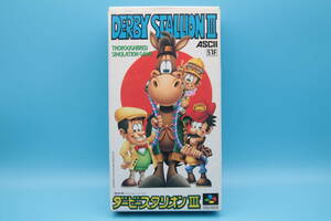 任天堂 ニンテンドー スーパーファミコン ダービースタリオンⅢ Derby Stallion Ⅲ Super Famicom Nintendo SFC 422