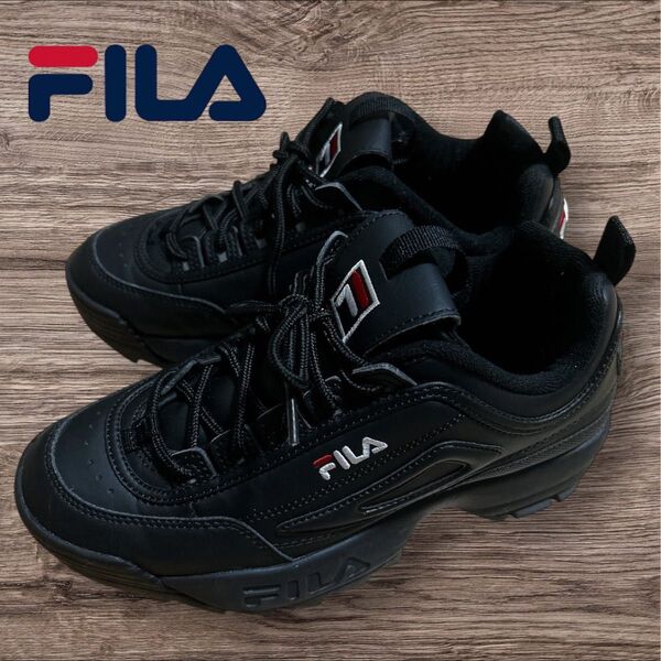 FILA Disruptor 2 ディスラプター2 厚底スニーカー 黒 フィラ スニーカー 黒
