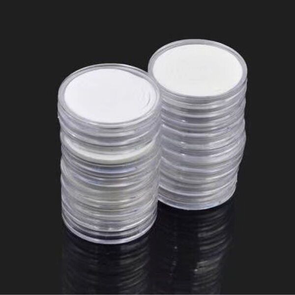 20個46mm コインカプセル セット コインケース ボックス 記念貨古銭 貨幣 保管 収納 コイン 万博記念硬貨
