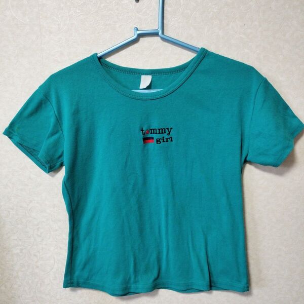 tommy girl クロップドTシャツ S
