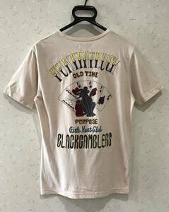 ＊ PUSHIN LIMITS プッシンリミッツ バック刺繍 半袖 カットソー Tシャツ トップス 44　　　BJBJ.D