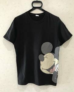 ＊ ディズニー Disney ビック ミッキー プリント 半袖 Tシャツ トップス カットソー M 　　BJBJ.D