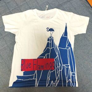 SHAKALABBITS シャカラビッツ 半袖丸首Tシャツ フラミンゴプリント