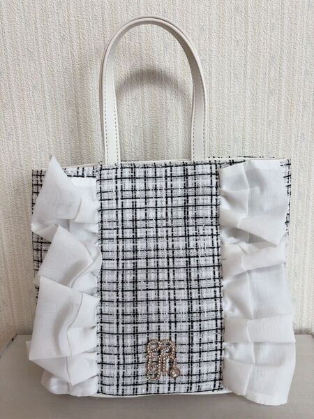 evelyn バッグ ノベルティ ツイード