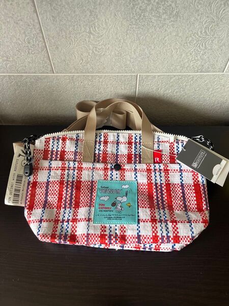ROOTOTE PEANUTS コラボ トートバッグ レッド 未使用