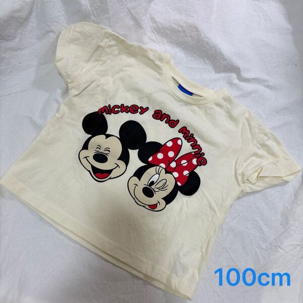 ミッキー&ミニー Tシャツ 100cm