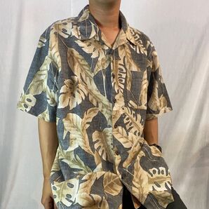 Panama jack 開襟 総柄 半袖シャツ オープンカラー シャツ アロハシャツ