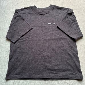 RVCA ロゴ半袖Tシャツ グレー オーバーサイズ